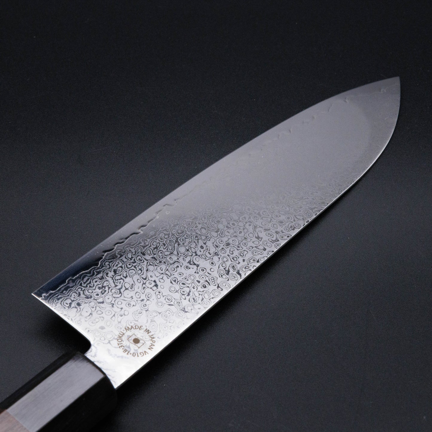 OHZAWA VG10 Damascus Veg-Santoku Knife 180mm