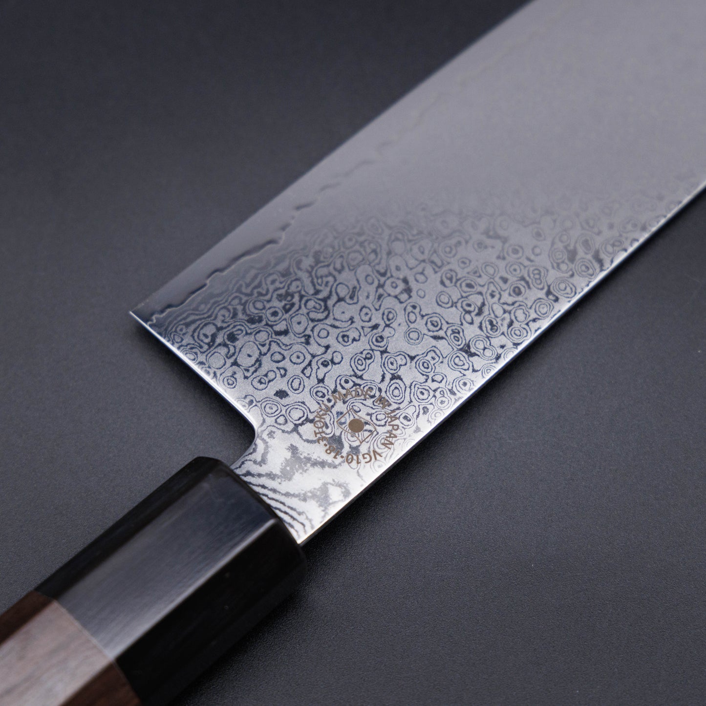 OHZAWA VG10 Damascus Veg-Santoku Knife 180mm