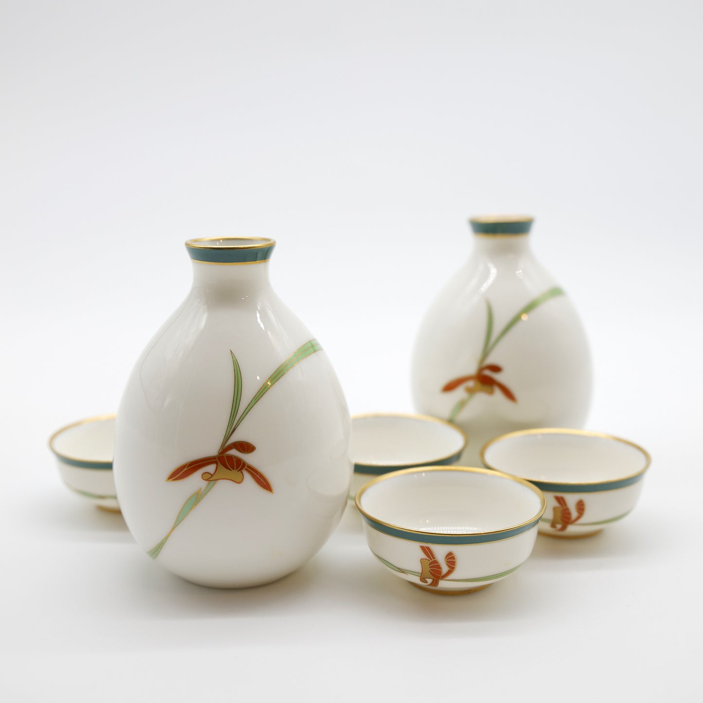 (Orchid Lace) Sake Set (5 people)