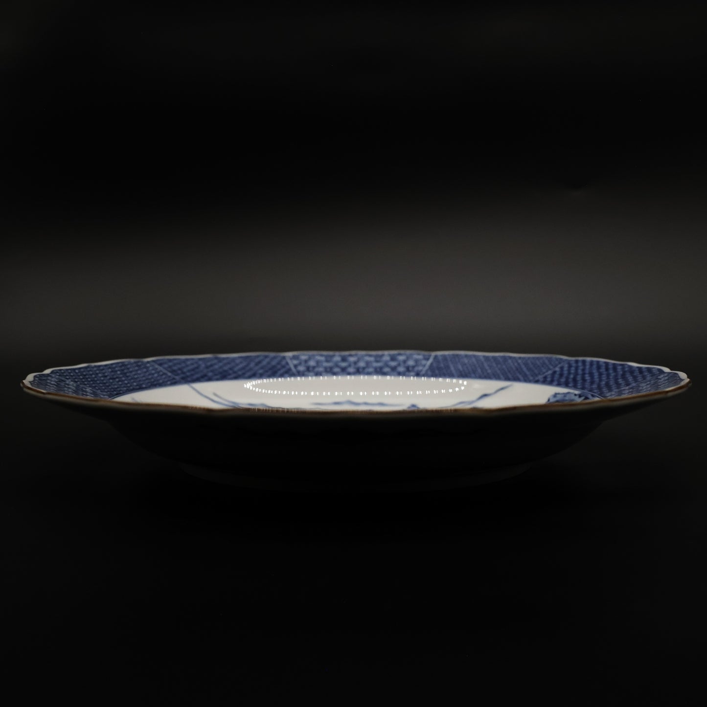 Kuyamagama Large Plate Horai Landscape