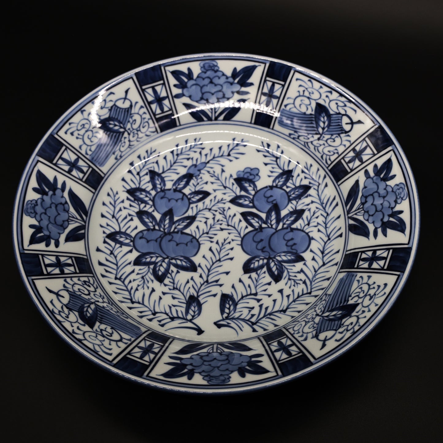 Arita-ware Genemon kettle Large Plate Hibiscus