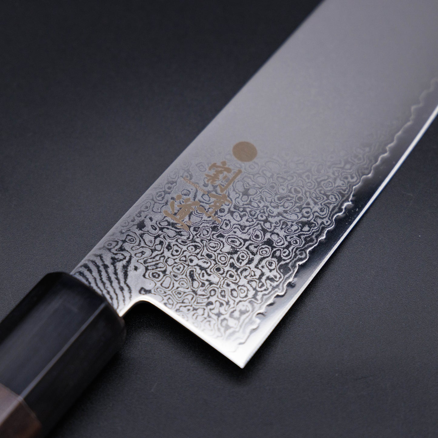 OHZAWA VG10 Damascus Veg-Santoku Knife 180mm