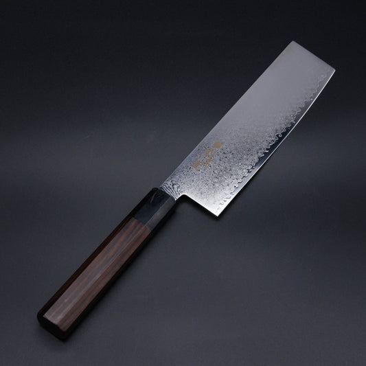 OHZAWA VG10 Damascus Nakiri Knife 170mm