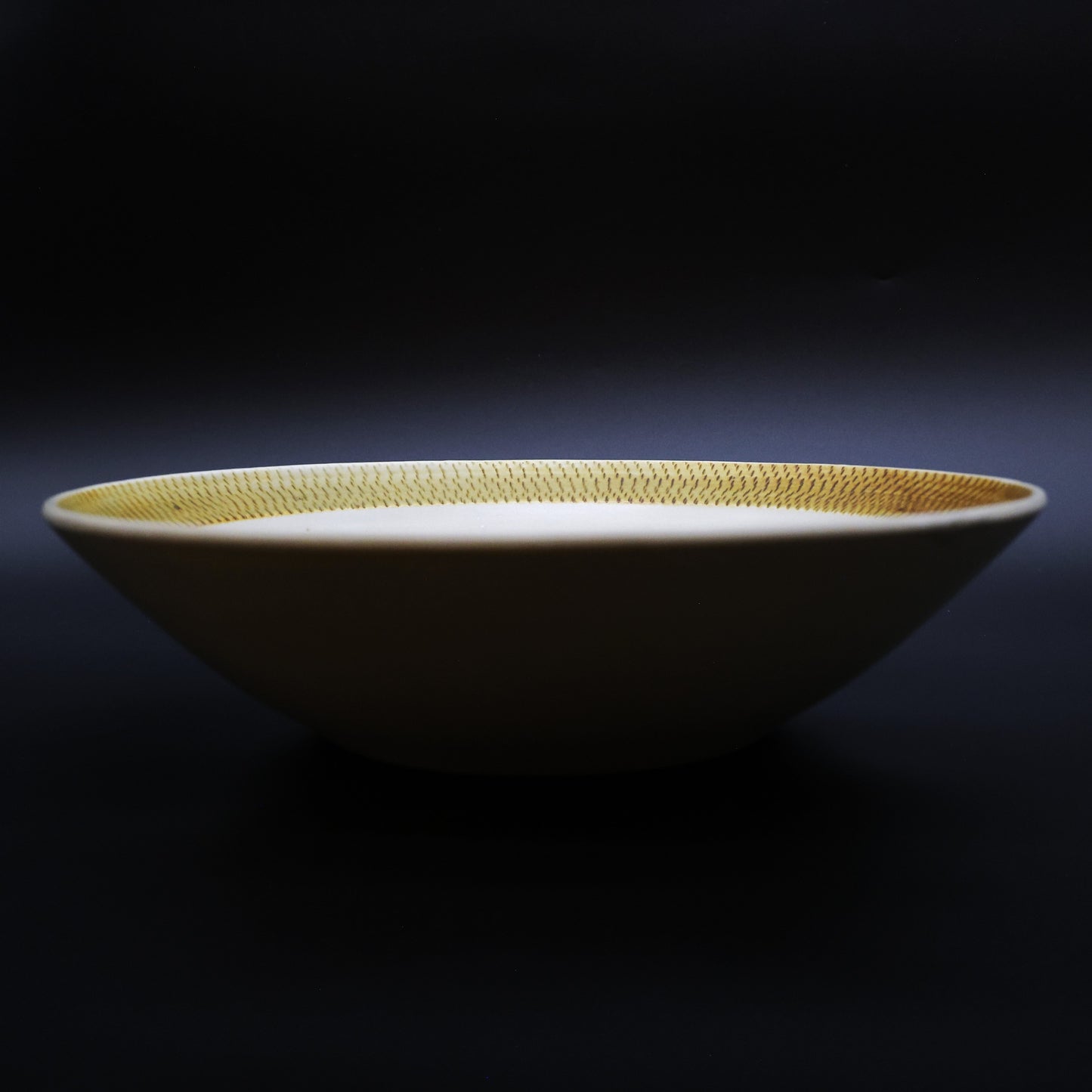 Tobe-ware Deep Plate Yellow