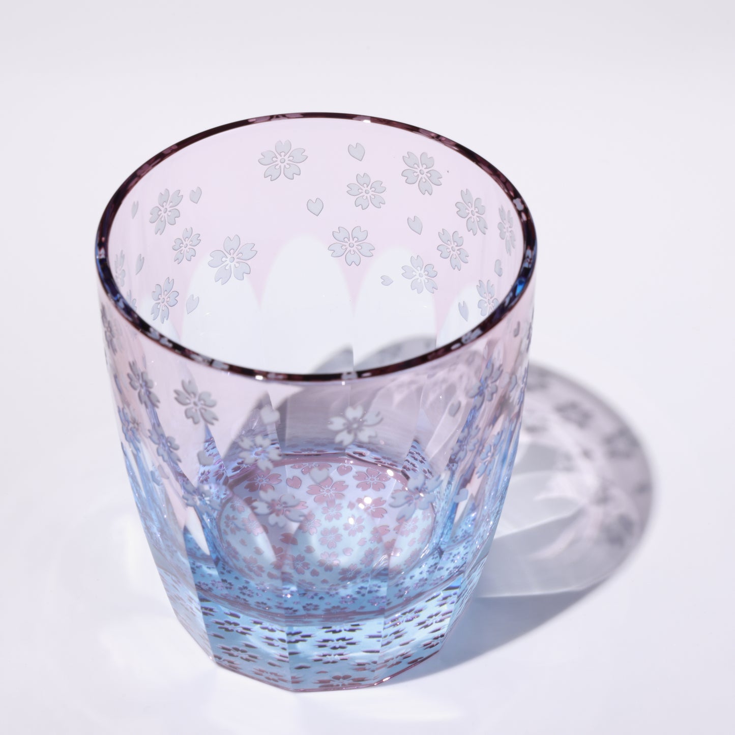Edo Kiriko "Sakura Blossoms" Set C