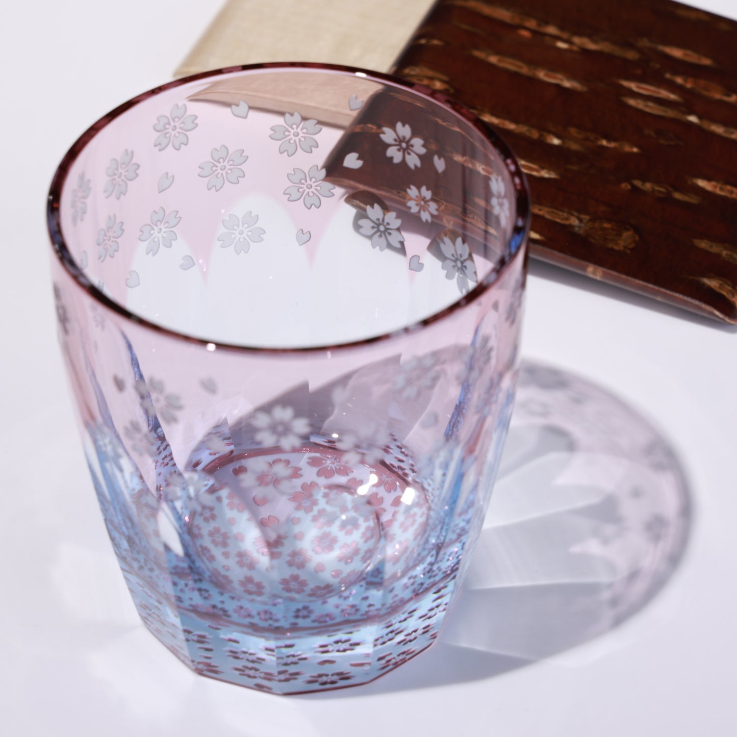 Edo Kiriko "Sakura Blossoms" Set C