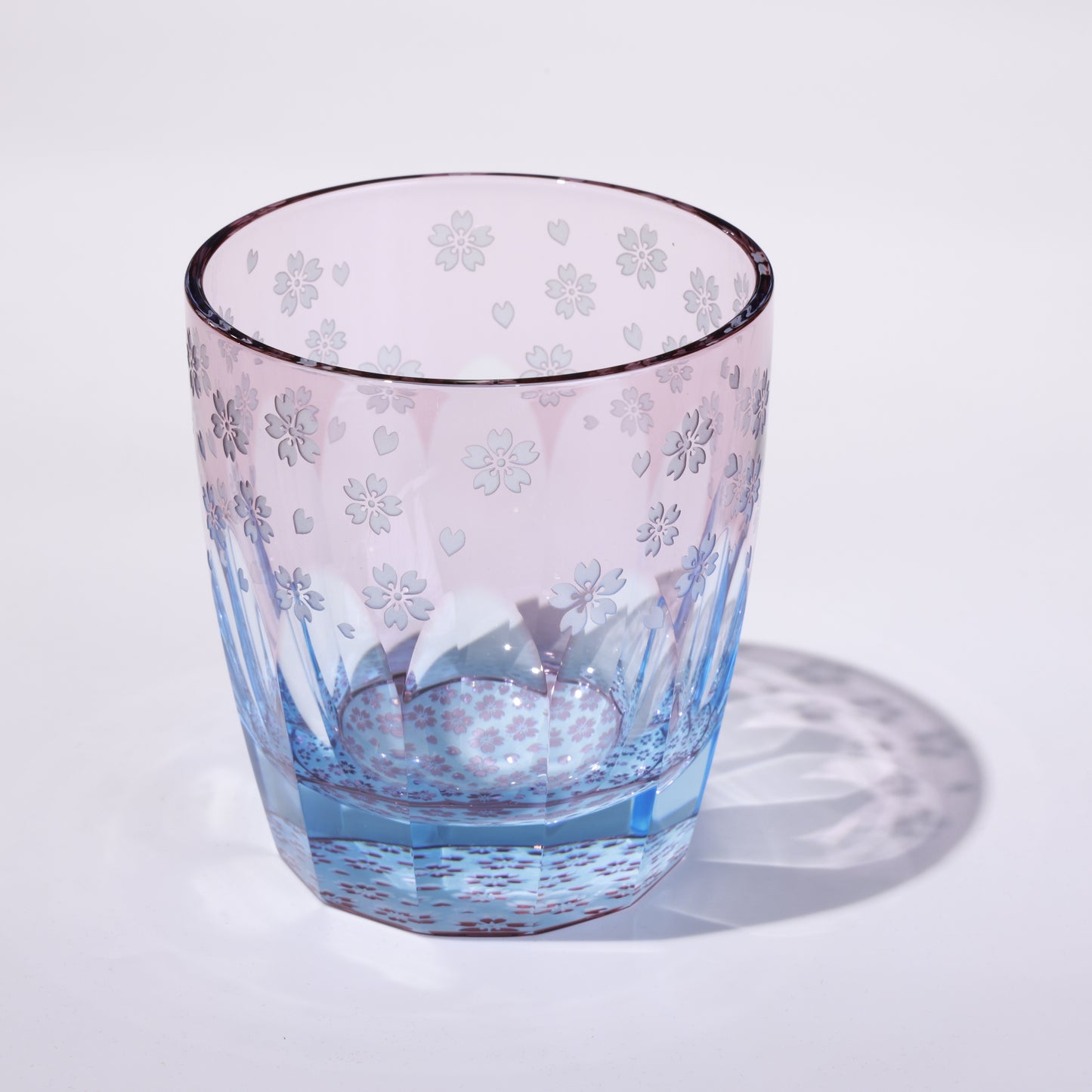 Edo Kiriko "Sakura Blossoms" Set C